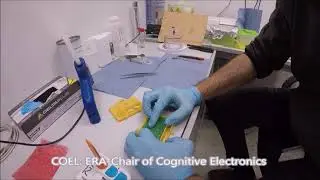 Researcher Tamas Pardy presents his work related to lab-on-chip