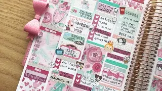 Plan With Me ft. HappyPlannerGal (Vertical Erin Condren)
