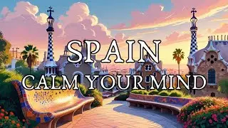 🇪🇸 Spain | RAIN & MUSIC 🌧️ | Calm Your Mind, Reduce Anxiety & Relax 🧘&zwj;♀️ | 1 Hour |