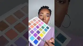 Super easy purple eyeshadow tutorial