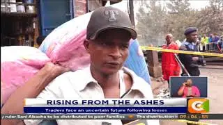 Traders start rebuilding stalls damaged in Gikomba fire