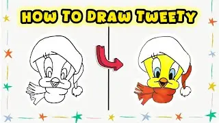 How to Draw Tweety from Looney Tunes &ndash; Classic Character Tutorial