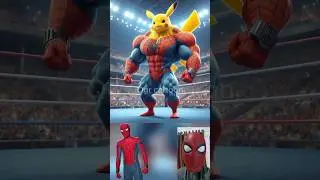superheroes but muscular pikachu 😱🔥Marvel & DC-All Characters #marvel #avengers#shorts#robot