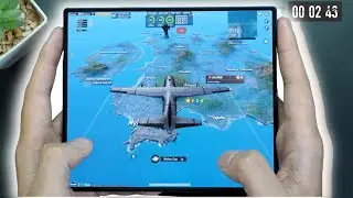 Samsung Galaxy Z Fold 6 PUBG Mobile Test With FPS Meter & Battery Test