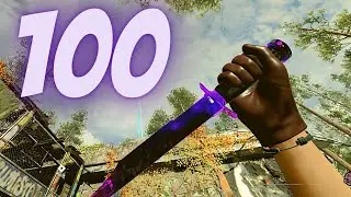 Knife Only Round 100 cold war zombies