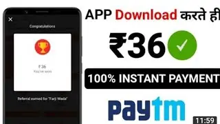Paytm cash earning app today//Best  task earning app //100rs instant free paytm cash offer Today//