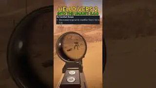 4-кратное увеличение боевого прицела после патча 5.0.0 &mdash; Helldivers 2