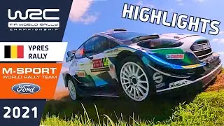 Renties Ypres Rally Belgium 2021 : M-Sport Ford WRC HIGHLIGHTS Day 2 : Gus Greensmith Ford Fiesta