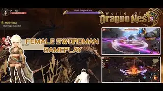 Female Swordman Gameplay - World of Dragon Nest (ENG)