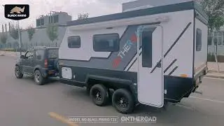 Camper trailer: Go anywhere you want on the road rv caravan Black Rhino T12