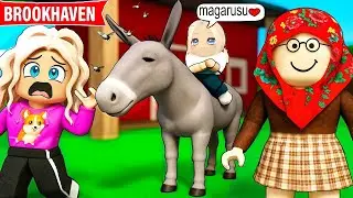 EMA are propriul ei MAGARUS de la BUNICI! Ce NUME sa ii puna? ( povesti Roblox Brookhaven)