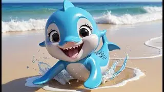 Baby Dolphin Swirl Swirl Splash | Fun Kids Song | Playful Ocean Adventure Rhyme