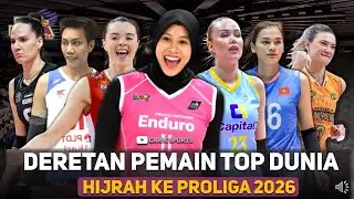 RESMI! Daftar Lengkap 14 Pemain Asing Proliga 2026 Putri | Popsivo Polwan Kunci Bethania De La Cruz!