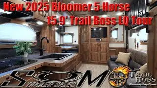 New 2025 Bloomer 5 Horse Trailer with 15.9&prime; Trail Boss LQ Tour