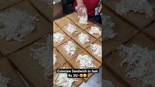 Coleslaw Sandwich in Just Rs 31/-😍🥳|| Indian Street Food