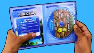Unboxing Minecraft Game CD With 700 Tokens Gift Code!