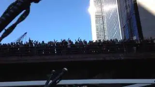 Dyeing the Chicago River Green 2014 with Shoreline Sightseeing & the Shannon Rovers