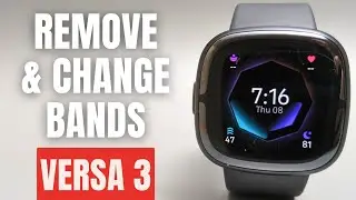 How to Change Bands / Straps on Fitbit Versa 3