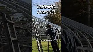 BEND Spring Wire Channel over Greenhouse Bow | Tips | YouTube #shorts