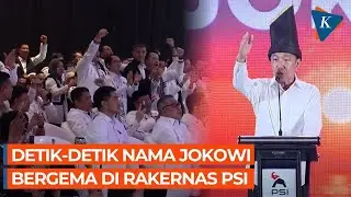 Momen Kader PSI Berkali-kali Teriakkan Nama Jokowi di Rakernas PSI 2026