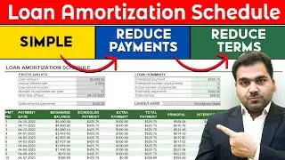 Loan Amortization Schedule in Excel | Debt Working in Excel | Loan Payments Working in Excel