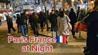 PARIS FRANCE 🇨🇵 A DAY IN THE STREET OF PARIS AT NIGHT