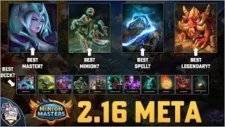 Best Deck? - Best Master? - Best Legendary? - Best Card? - Minion Masters Meta Review - 2.16