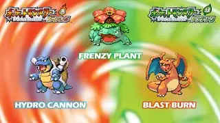 Venusaur - Frenzy Plant | Charizard - Blast Burn | Blastoise - Hydro Cannon 【FR/LG】