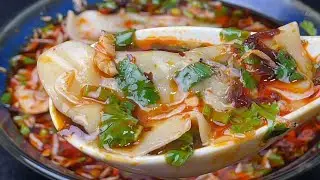 酸辣可口的酸汤饺子