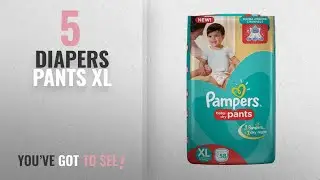 Top 10 Diapers Pants Xl [2018]: Pampers Extra Large Size Pants Diapers, 58 Pieces