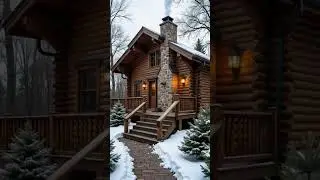 Winter wonderland ❄️☃️ #Snow #Winter #Holiday #shorts #relax  #youtubeshorts #reels #cabinlife