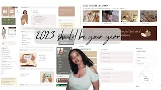 All about getting my life together in 2023 | NOTION TOUR plus VISION BOARD | FREE Notion Templates