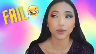 RAINBOW EYESHADOW look || Check Description Box! 😊 || essieTV
