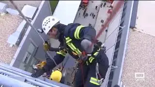 Las instalaciones de CMM testigos de unos rescates de altura - Noticias - CMM