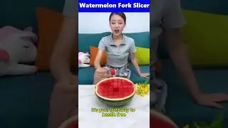 🍉✨ Slice & Serve Watermelon in Seconds with This 2-in-1 Gadget! ✨🍉#shorts #watermelonslicer