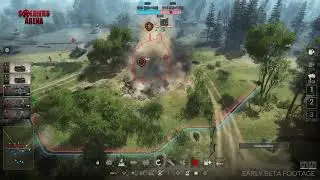 Геймплей Soldiers: Arena - Гаубичный полк.