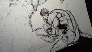 Yusuke Murata Live drawing summer 2018 #19