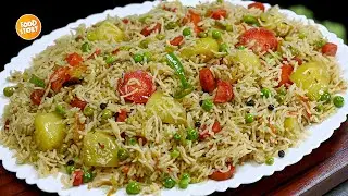Easy Mix Vegetable Pulao Recipe, Sabzi Pulao Recipe, New Pulao Recipe by Samina Food Story