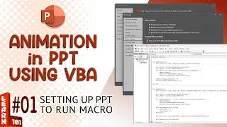 🎬 PowerPoint Animation with VBA: Beginner's Guide to Developer Tools Setup 🎬
