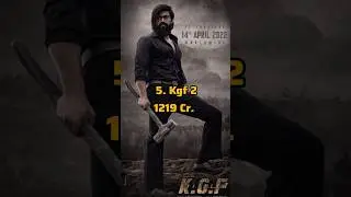 Top 5 Highest Grossing Indian Movies #highestgrossingfilms #shorts