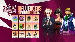 [🔴LIVE] RED CHAMPIONSHIP S-6 | INFLUENCERS QUALIFIER G-A | FREE FIRE @raadvaiyt829 @ZaraGamiing 