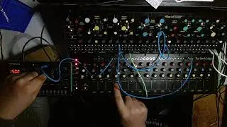 Quick Jam with Roland S1 and Pittsburgh Voltage Lab 2 Synthesizer