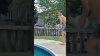 The Pool Long Shot #trickshots #kidsupreme #funny #shorts @dudeperfect