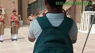 Rajdhani College Girls NCC Cadets Guard of honour at Dr.Bhim Rao Ambedkar College