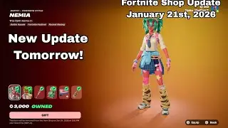 Fortnite: New Update Tomorrow! Item Shop Review [January 21st, 2026] (Chapter 7)