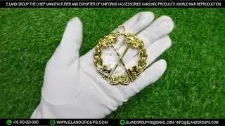 Masonic Grand Treasure Jewel with wreath, Grand Treasurer Blue Lodge Officer Collar Jewel