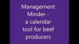 Management Minder ASAS Poster Demonstratiom
