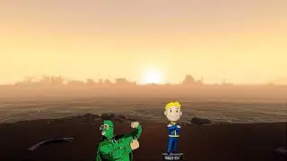 🎮☢Fallout 4 - CGBS Peaceful & Relaxing Sunrise At Revere Beach - Crashed⚠💥
