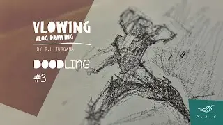 VLOWING ; doodling #3 graphite pada kertas
