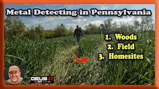 Metal Detecting the WOODS, Field, and HOMESITES, What DID I find???